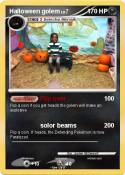 Halloween golem