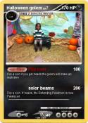 Halloween golem