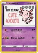 Cute axolotl