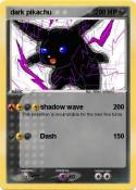 dark pikachu