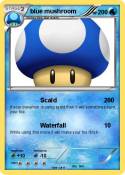 blue mushroom