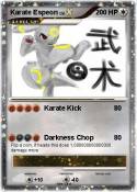 Karate Espeon