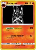 Demon god