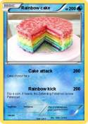 Rainbow cake