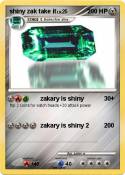 shiny zak take