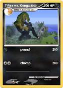 T-Rex v.s. Kong
