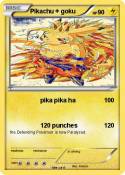 Pikachu + goku