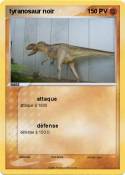 tyranosaur noir