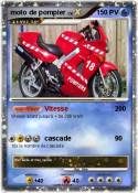 moto de pompier
