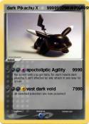 dark Pikachu X