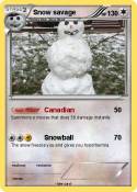 Snow savage