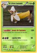 le chien banane