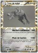 T-rex de métal