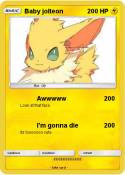 Baby jolteon