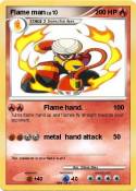 Flame man