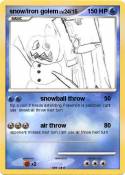 snow/iron golem
