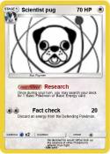Scientist pug