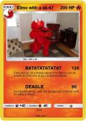 Elmo with a
