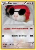 Blind man