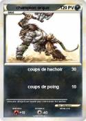 champion orque