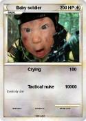 Baby soldier