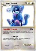 sans the cat