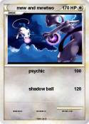 mew and mewtwo