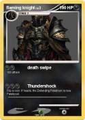 flaming knight