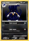 Dark sonic