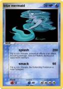blue mermaid