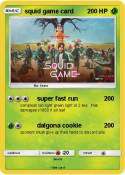 squid game card