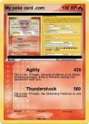 My poke card