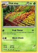 Fruit shop