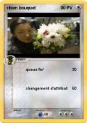 chien bouquet