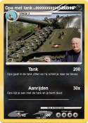 Opa met tank