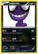 Purple man