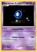 Shiny Unown O