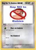 Say No To