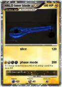 HALO laser blad