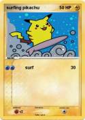 surfing pikachu