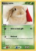 Bunny santa