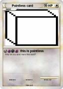 Pointless card