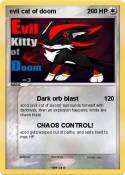 evil cat of