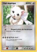 Chat angelique