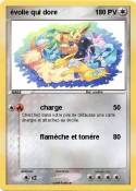 évolie qui dore