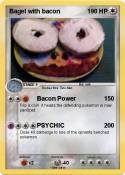 Bagel with baco