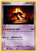 Red burn