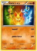 starter x et y