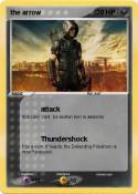 the arrow