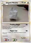 Origami Pikachu